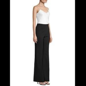 NWT Black Halo Saxon Black and White Jumpsuit